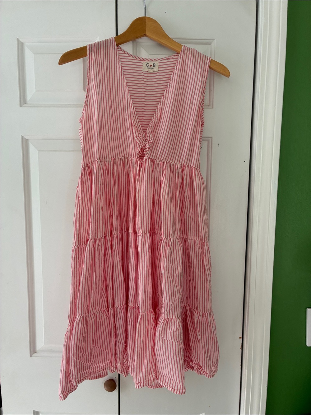 CB Positano Striped Mini Dress